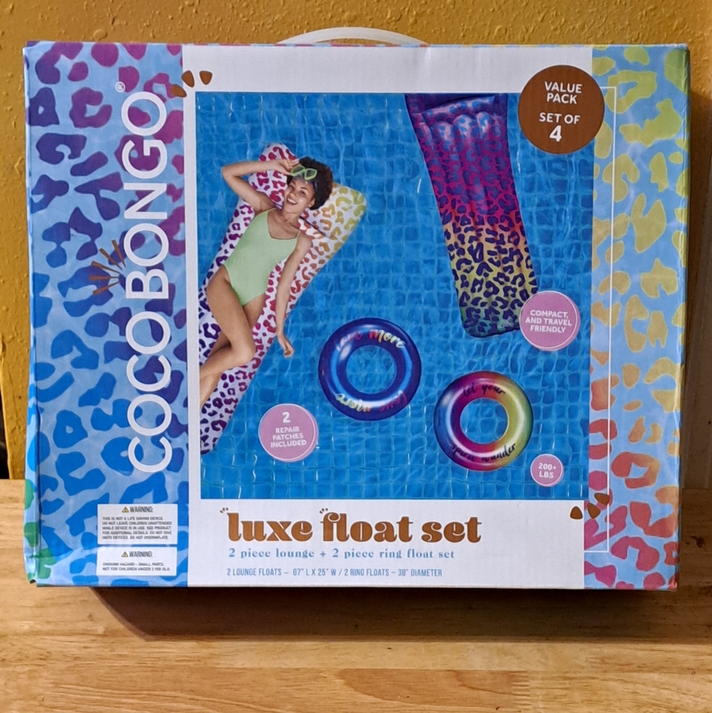 NEW Coco Bongo Float Set- 4 pieces